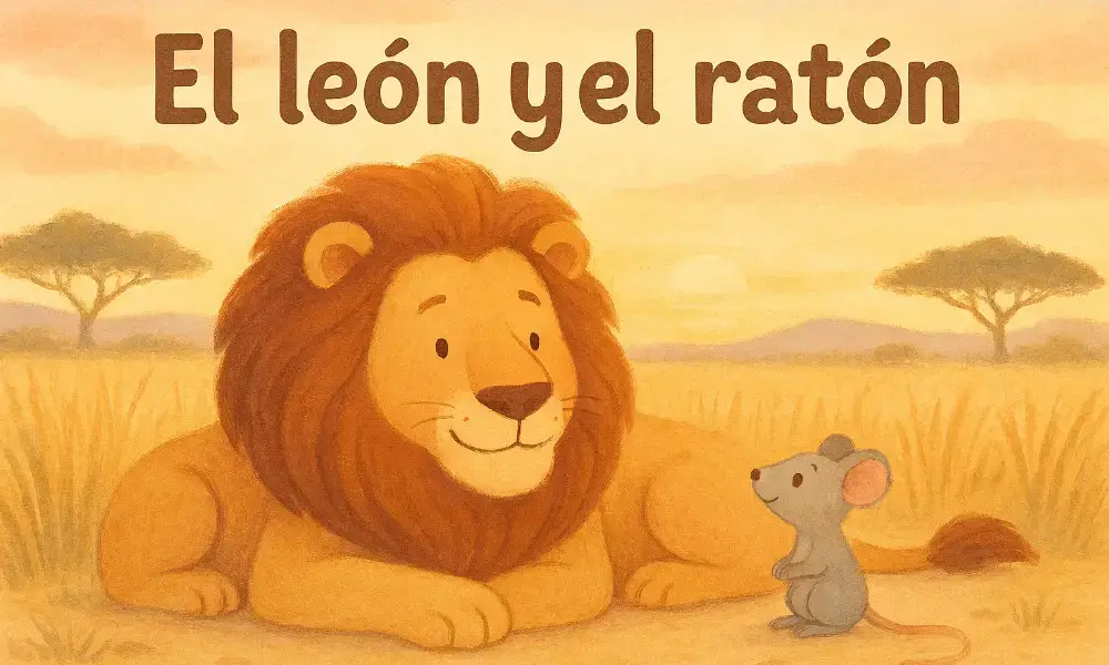 Cuentos Clásicos Infantiles: El león y el ratón