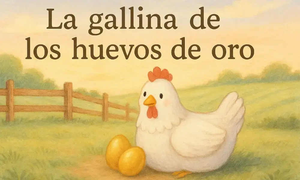 Cuentos Clásicos Infantiles: La gallina de los huevos de oro