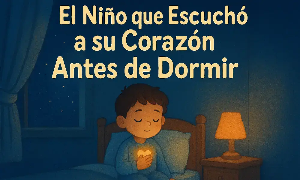 Cuentos Educativos Infantiles: El niño que escuchó a su corazón antes de dormir