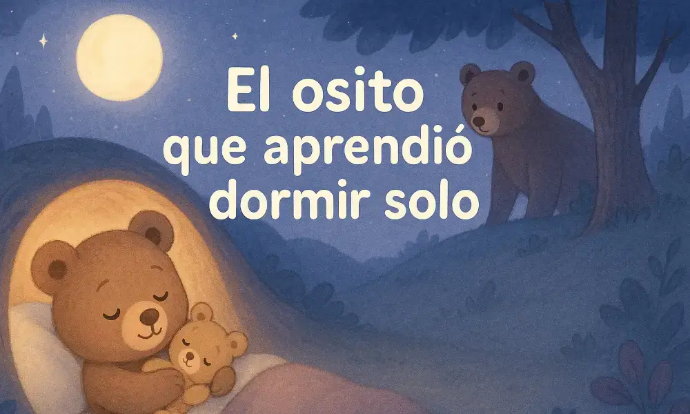 Cuentos para Dormir: El osito que aprendió a dormir solo
