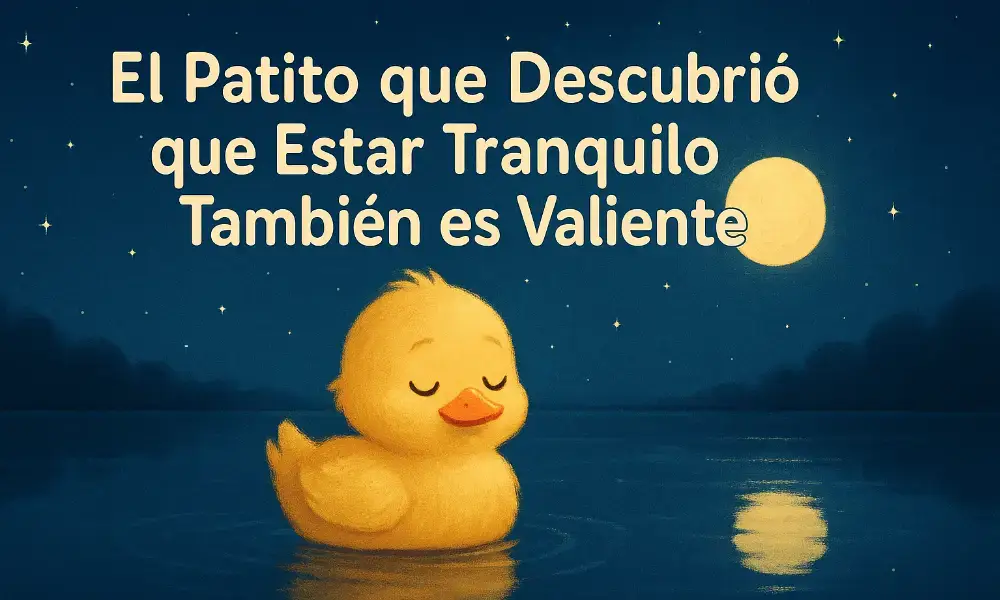 Cuentos de Animales: El Patito que Descubrió que Estar Tranquilo También es Valiente