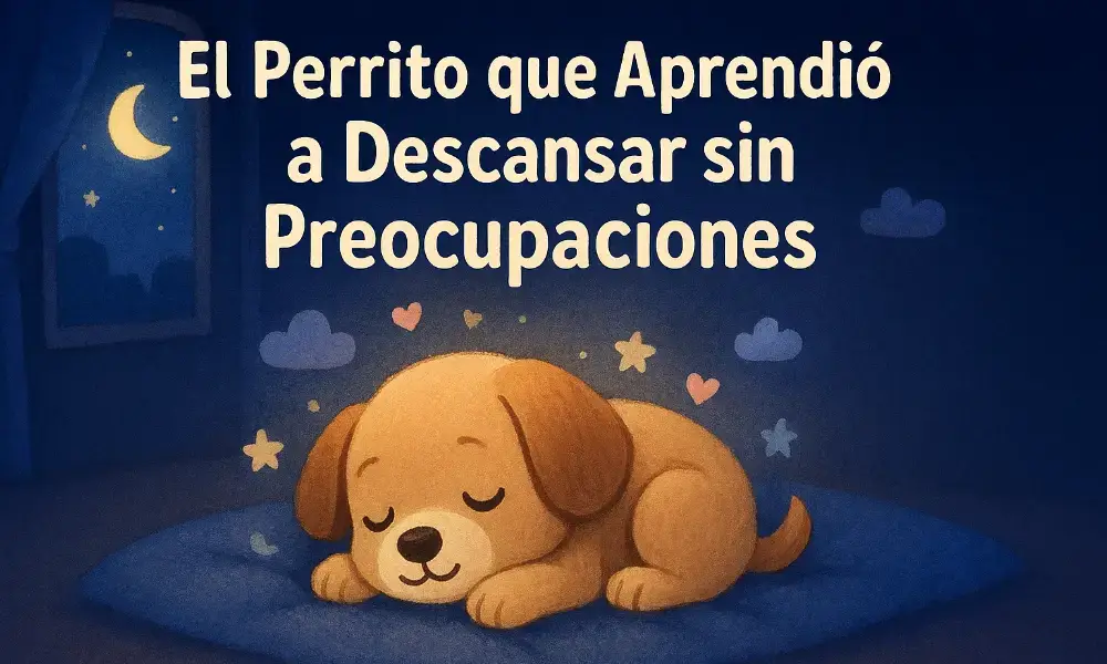 Cuentos de Animales: El Perrito que Aprendió a Descansar sin Preocupaciones