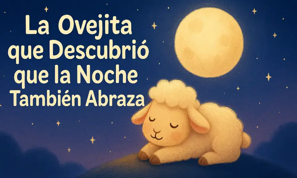 La Ovejita que Cuentos de Animales: Descubrió que la Noche También Abraza