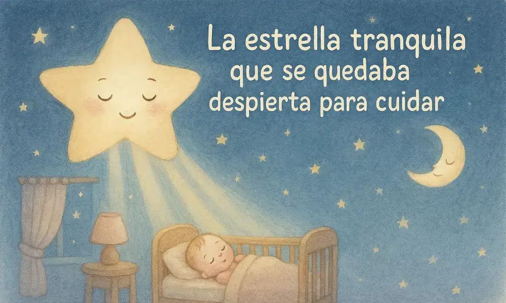 Cuentos para Bebés para Dormir: La estrella tranquila que se quedaba despierta para cuidar