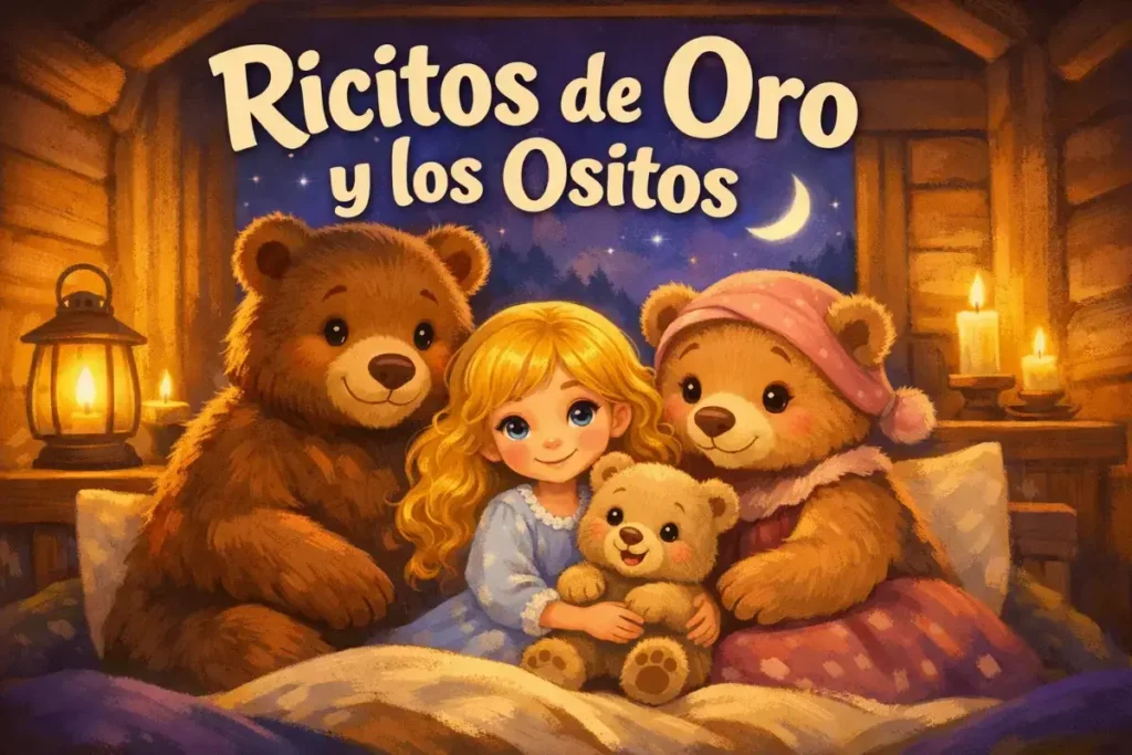 Cuentos clásicos para niños: Ricitos de oro y los ositos