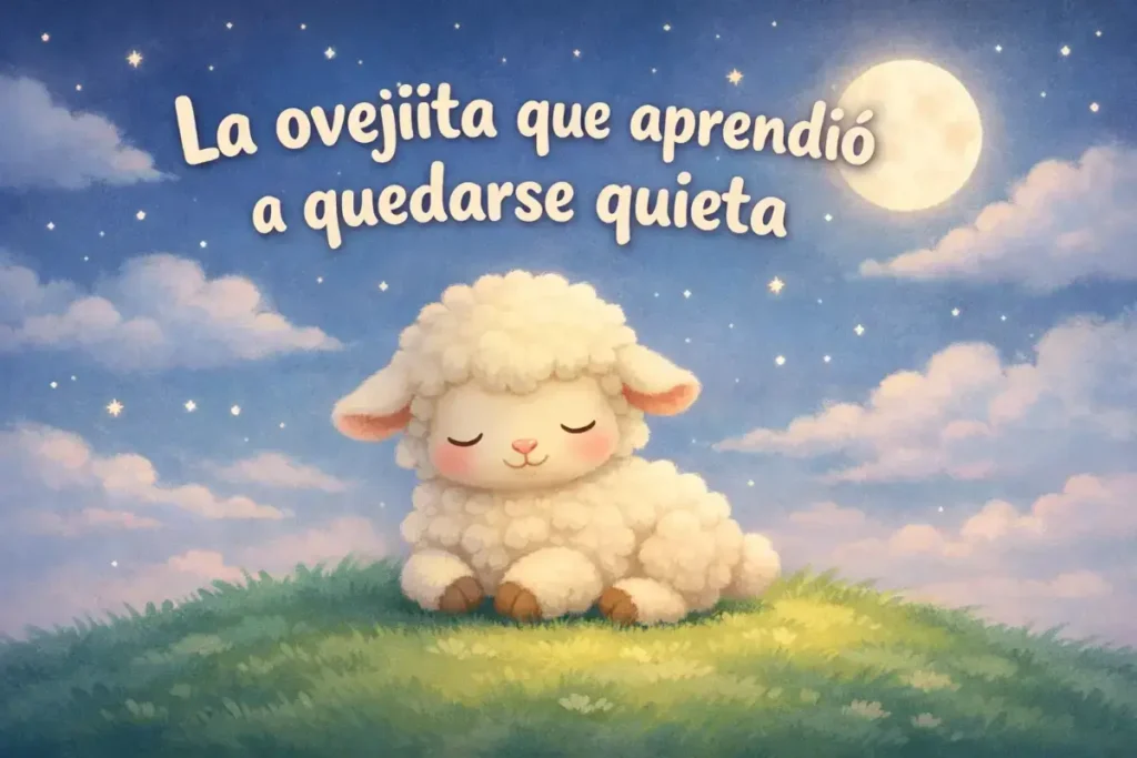Cuentos con enseñanza: La ovejita que aprendió a quedarse quieta