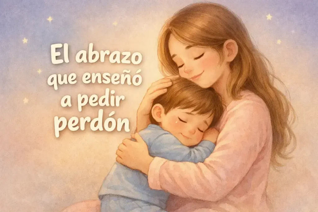 Cuentos con valores: El abrazo que enseñó a pedir perdón