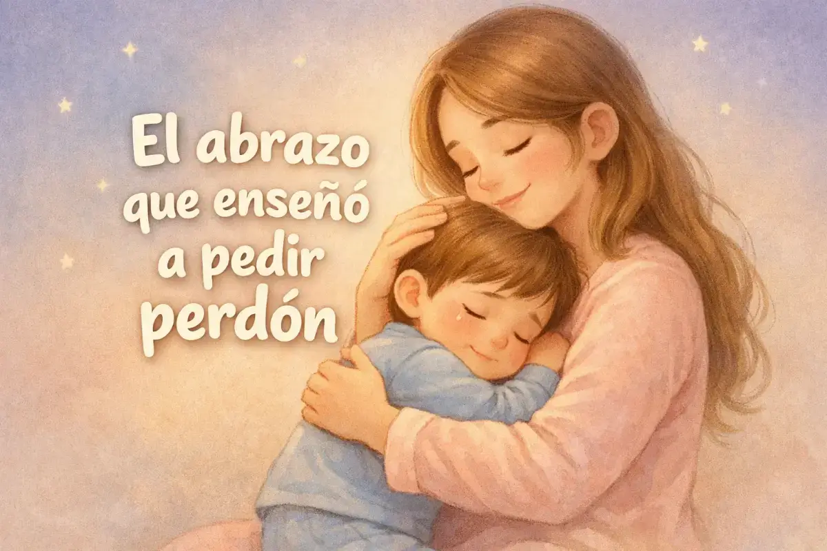 Cuentos con valores: El abrazo que enseñó a pedir perdón