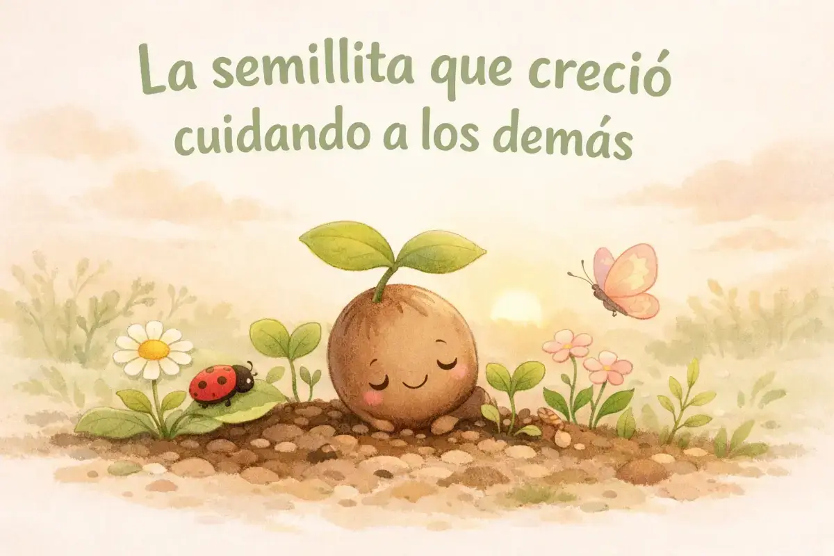Cuentos con valores: La semillita que creció cuidando a los demás