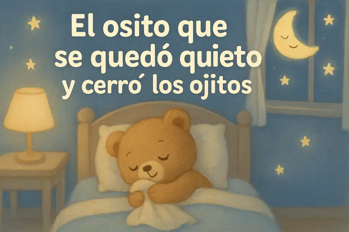 Cuentos cortos para dormir: El osito que se quedó quieto y cerró los ojitos