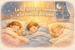 Cuentos cortos: La luz suave que acompañó a los niños al descanso