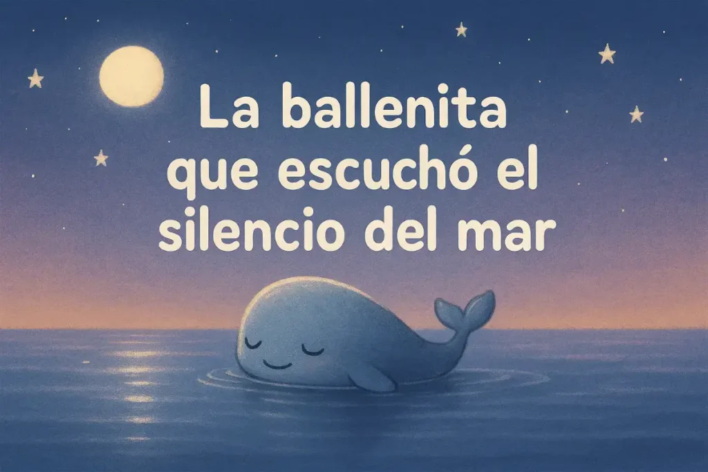 Cuentos cortos de animales: La ballenita que escuchó el silencio del mar