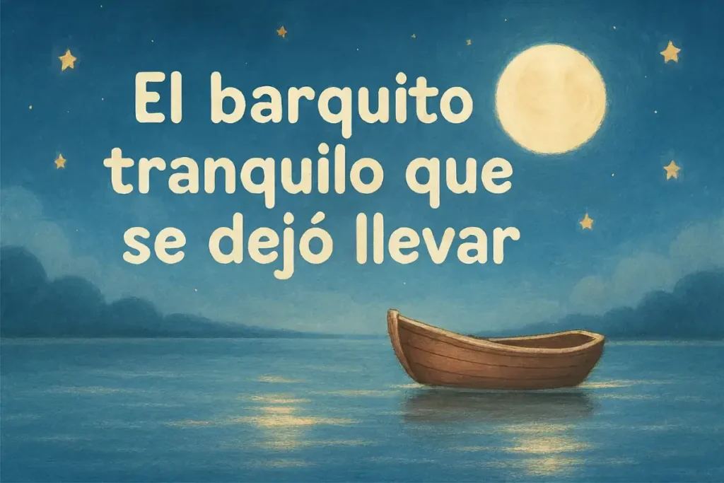 Cuentos cortos para dormir: El barquito tranquilo que se dejó llevar