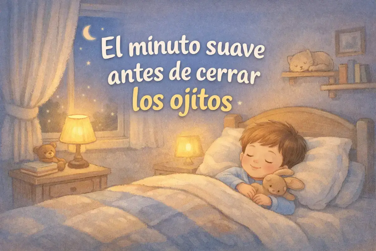 Cuentos cortos para dormir: El minuto suave antes de cerrar los ojitos