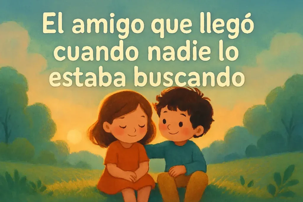 Cuentos de amistad: El amigo que llegó cuando nadie lo estaba buscando