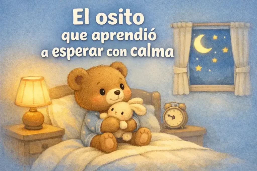 Cuentos educativos para dormir: El osito que aprendió a esperar con calma