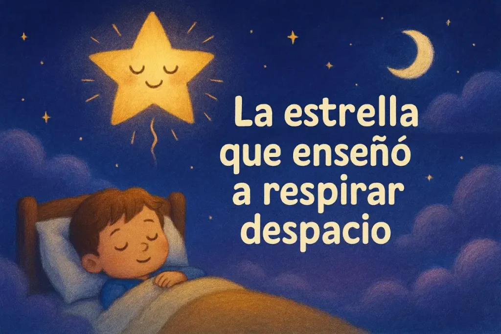 Cuentos educativos: La estrella que enseñó a respirar despacio