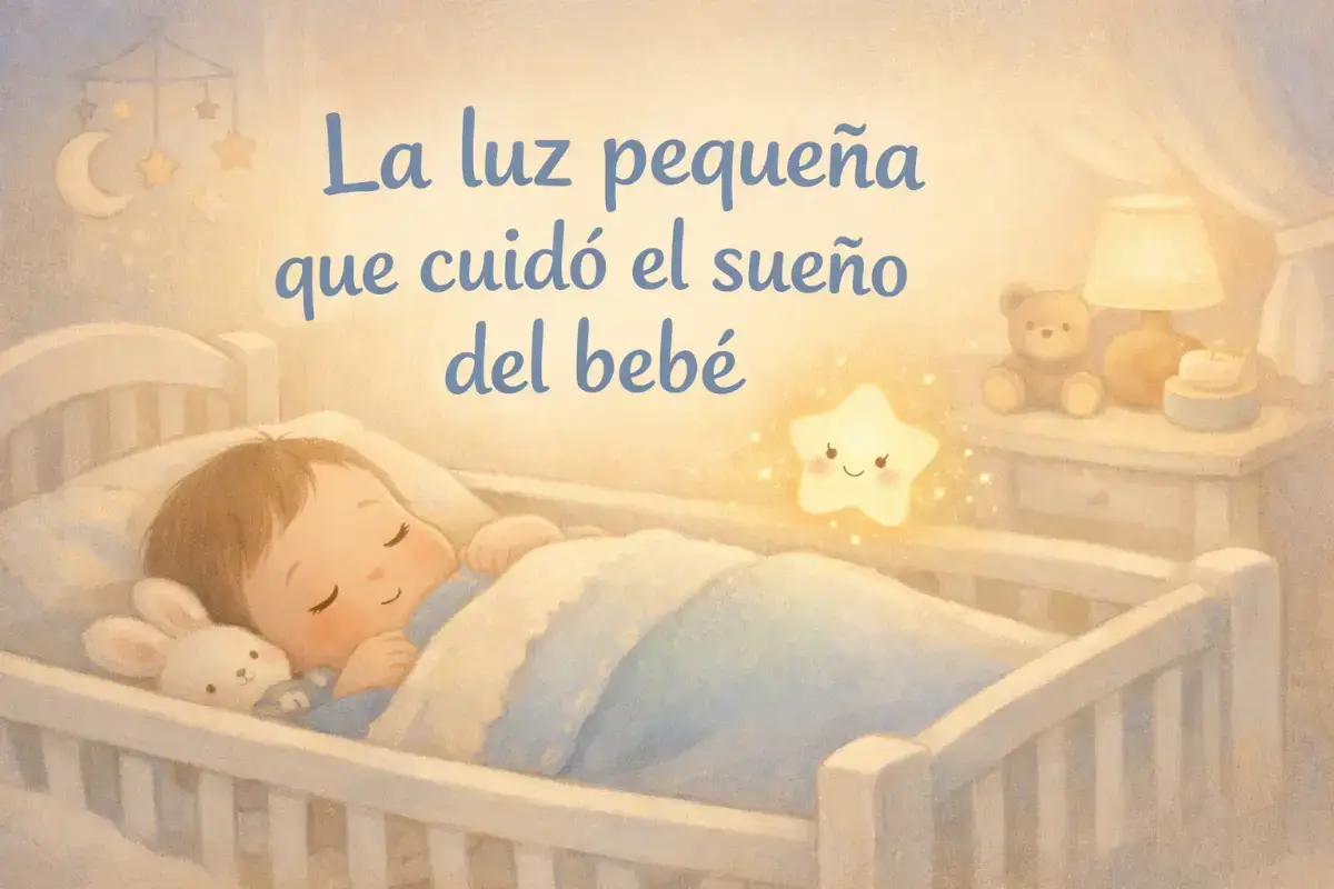 Cuentos infantiles para bebés: La luz pequeña que cuidó el sueño del bebé