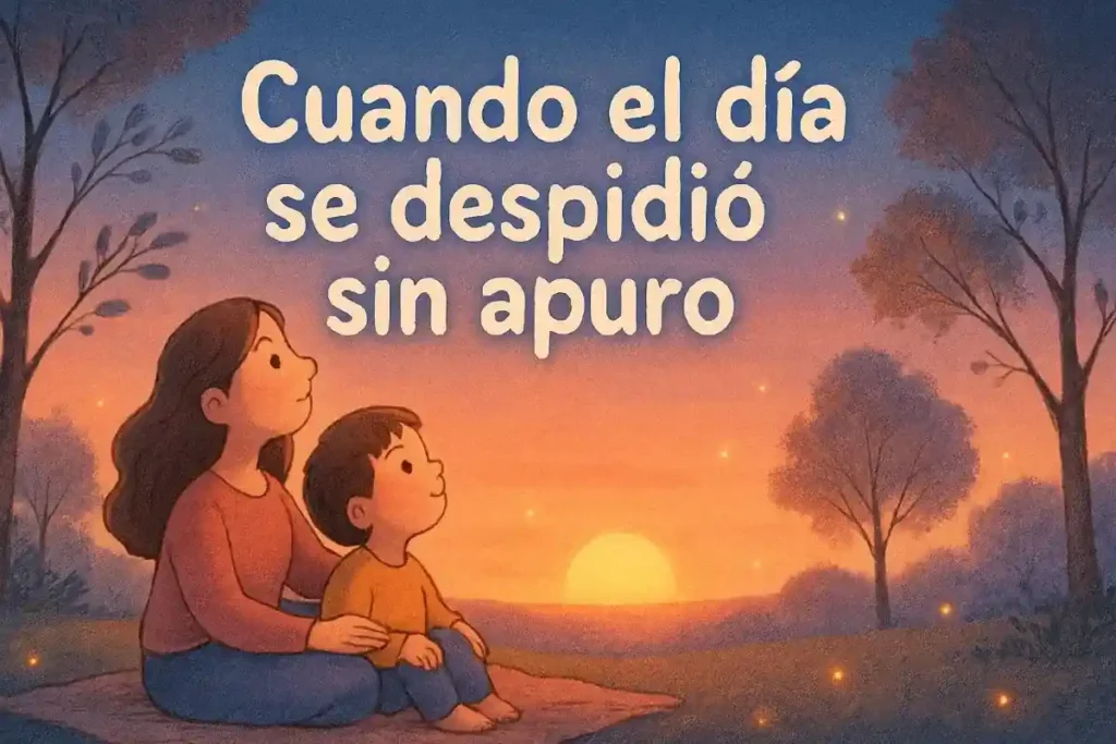 Cuentos infantiles para dormir: Cuando el día se despidió sin apuro