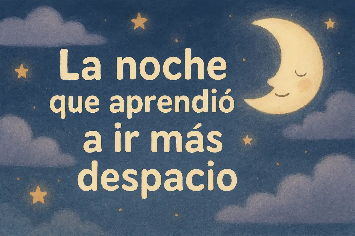 Cuentos infantiles para dormir: La noche que aprendió a ir más despacio