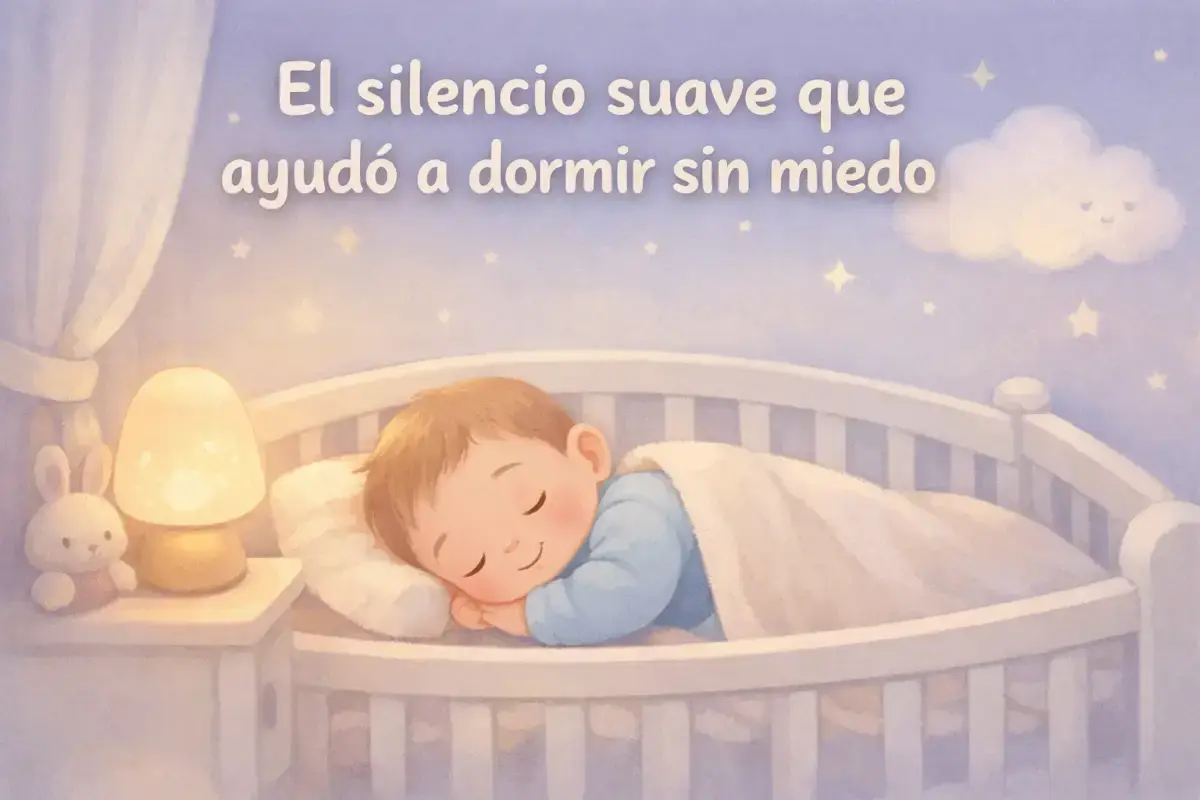 Cuentos para bebés cortos: El silencio suave que ayudó a dormir sin miedo