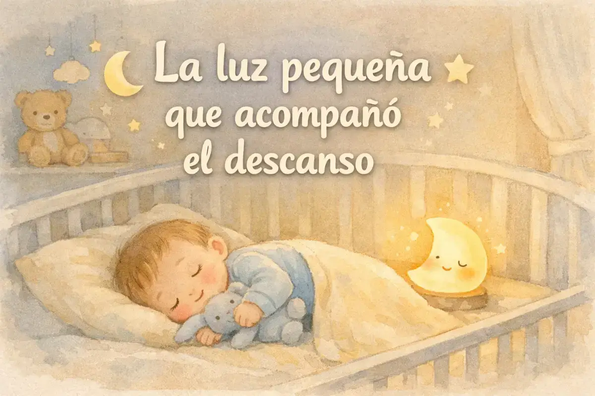 Cuentos para bebés cortos: La luz pequeña que acompañó el descanso