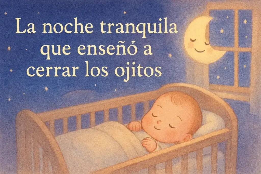 Cuentos para bebés cortos: La noche tranquila que enseñó a cerrar los ojitos