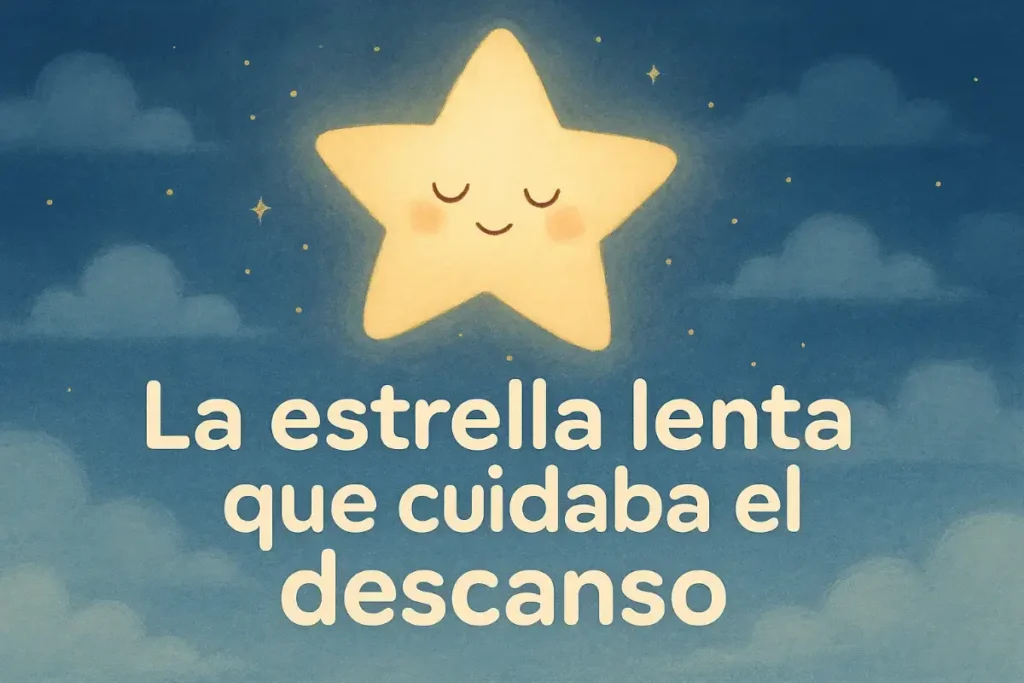 Cuentos para bebés para dormir: La estrella lenta que cuidaba el descanso