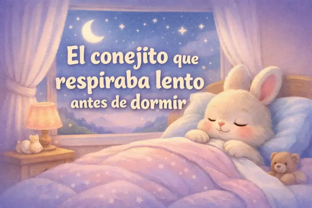 Cuentos para dormir: El conejito que respiraba lento antes de dormir