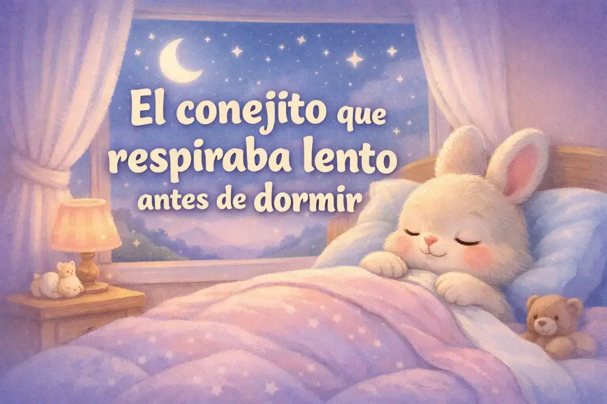 Cuentos para dormir: El conejito que respiraba lento antes de dormir