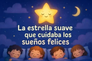 Cuentos para dormir niños: La estrella suave que cuidaba los sueños felices