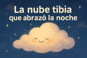 Cuentos para dormir: La nube tibia que abrazó la noche