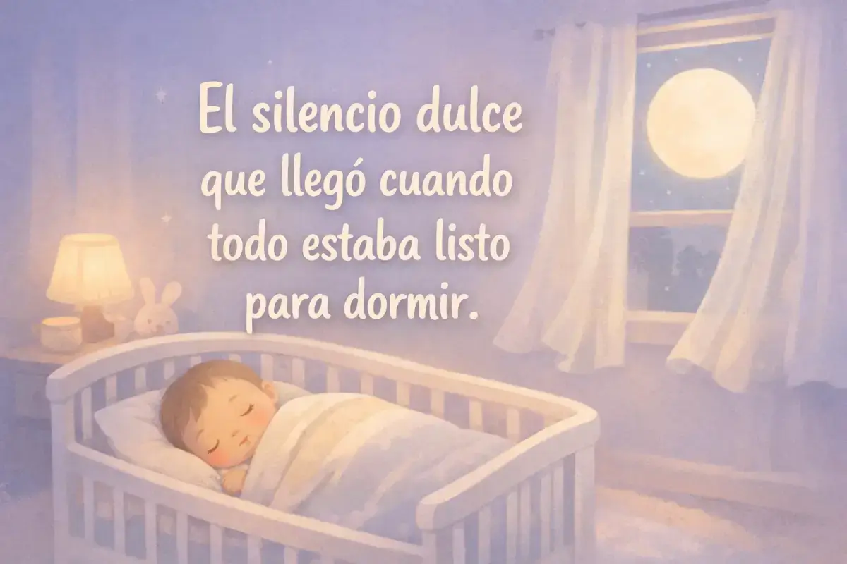 Cuentos para dormir bebés: El silencio dulce que llegó cuando todo estaba listo para dormir