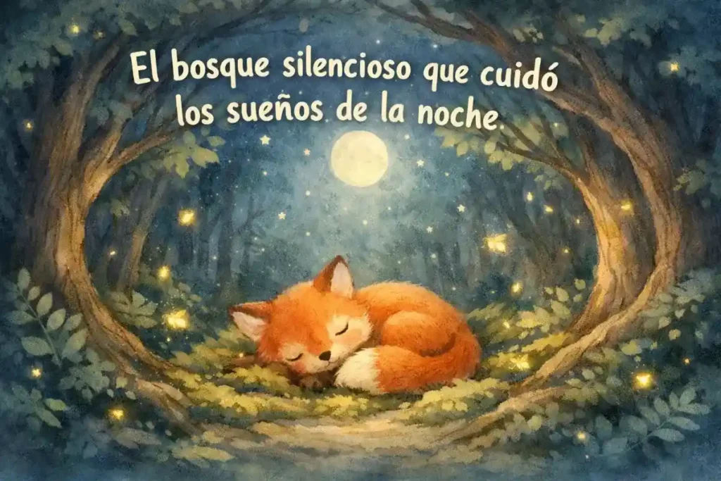 Cuentos para dormir niños: El bosque silencioso que cuidó los sueños de la noche