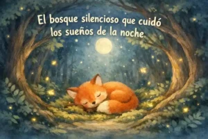 Cuentos para dormir niños: El bosque silencioso que cuidó los sueños de la noche