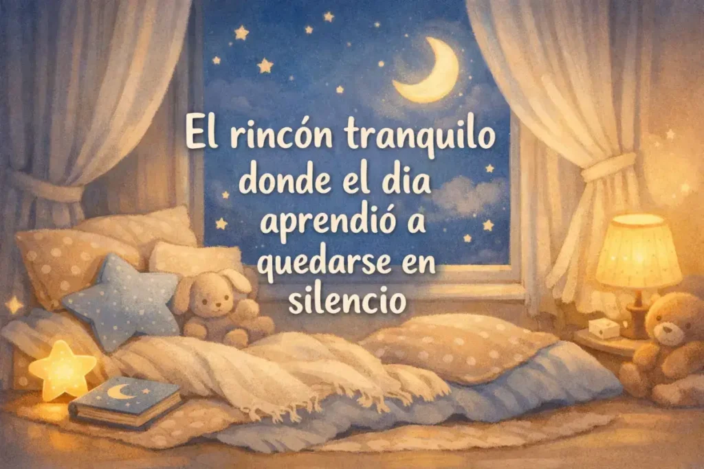 Cuentos para dormir niños: El rincón tranquilo donde el día aprendió a quedarse en silencio
