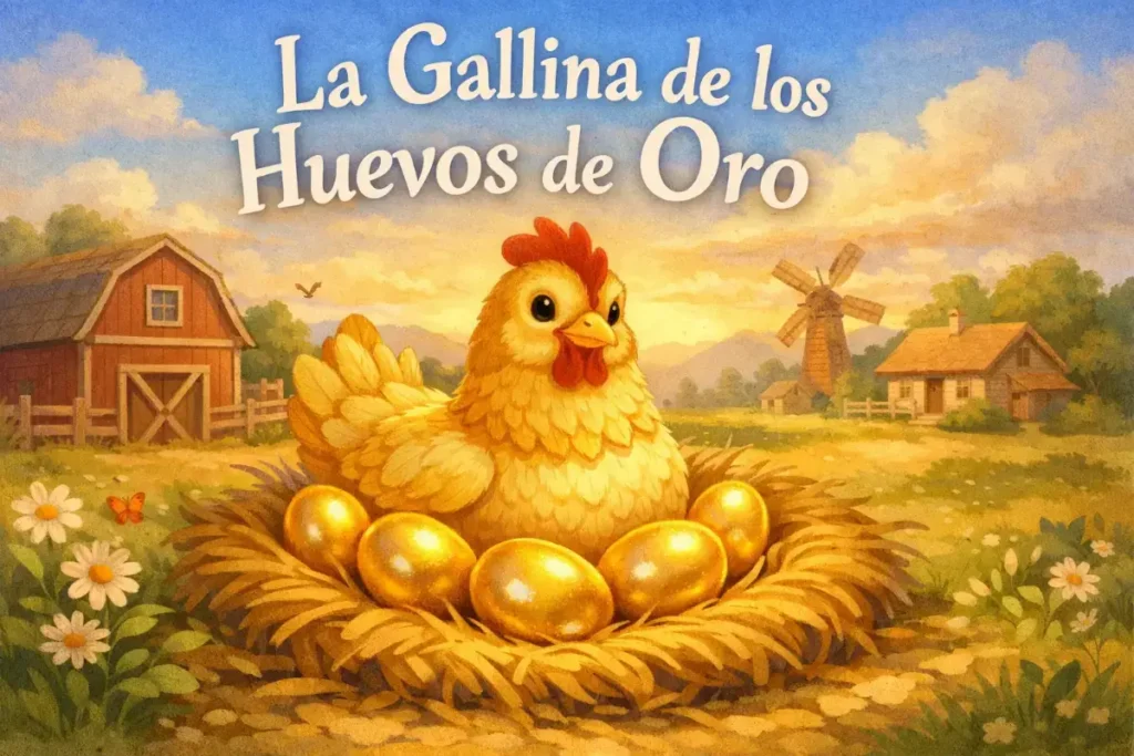 Cuentos tradicionales infantiles: La Gallina de los Huevos de Oro