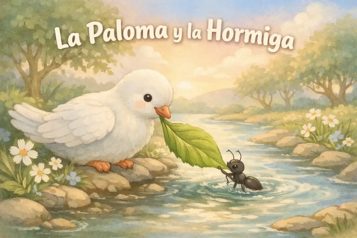 Historias clásicas: La Paloma y la Hormiga