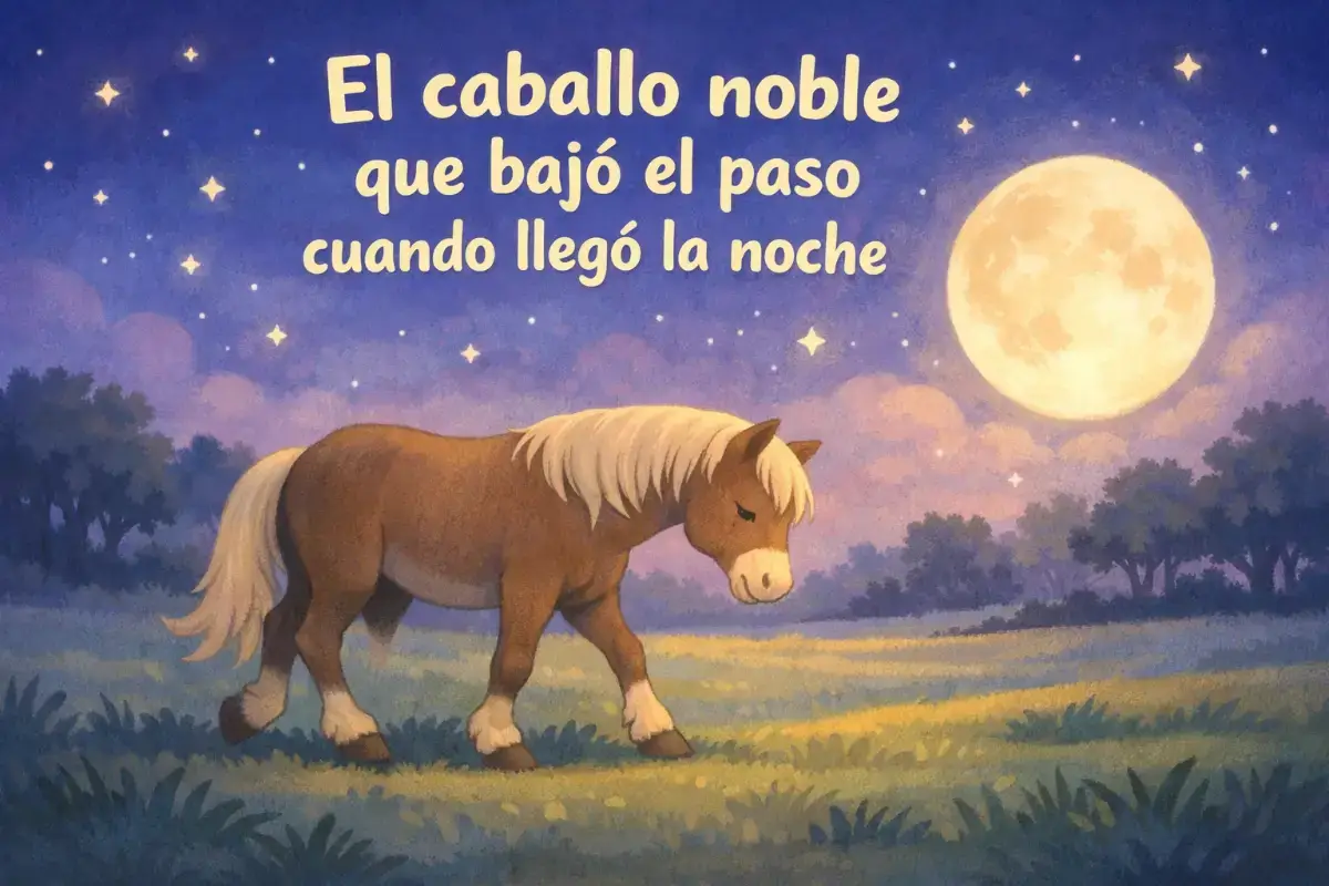 Historias de animales: El caballo noble que bajó el paso cuando llegó la noche