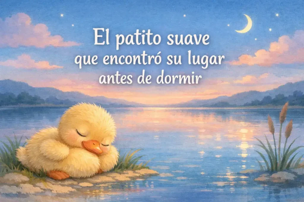 Historias de animales: El patito suave que encontró su lugar antes de dormir