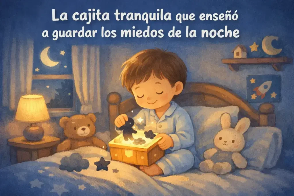 Historias educativas: La cajita tranquila que enseñó a guardar los miedos de la noche