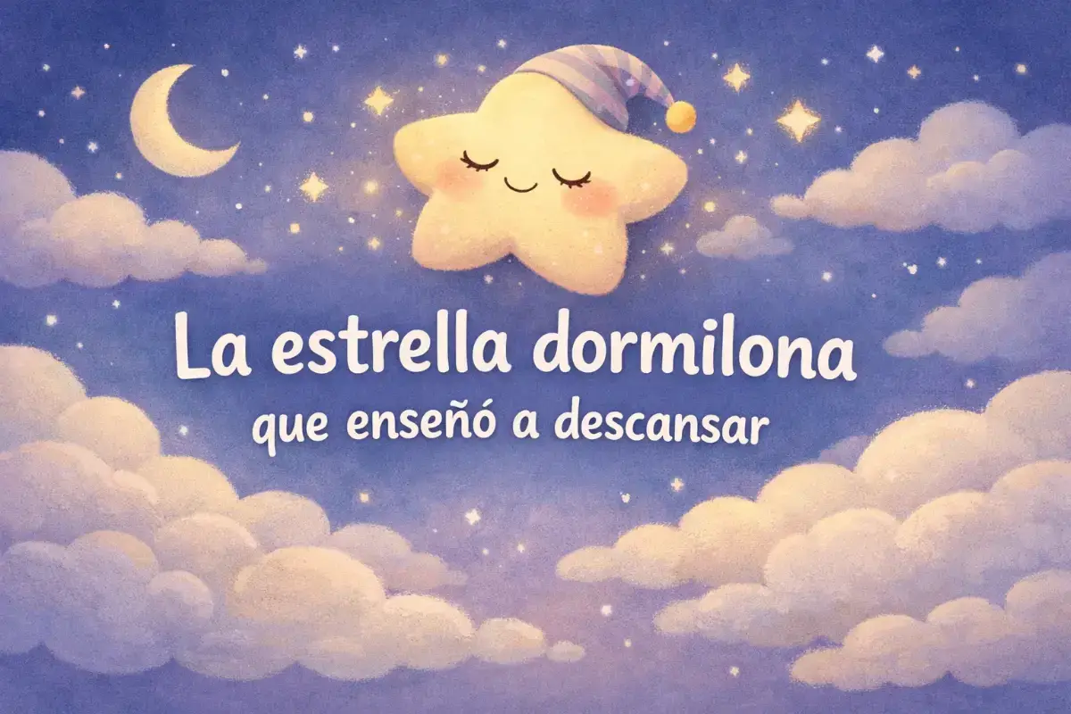 Historias para bebés: La estrella dormilona que enseñó a descansar
