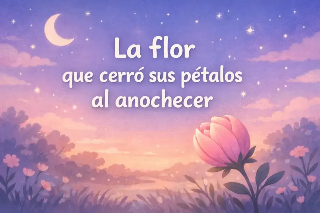 Historias para dormir: La flor que cerró sus pétalos al anochecer