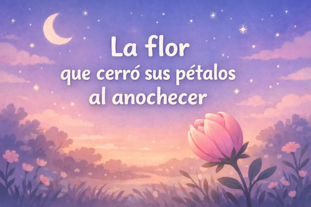 Historias para dormir: La flor que cerró sus pétalos al anochecer
