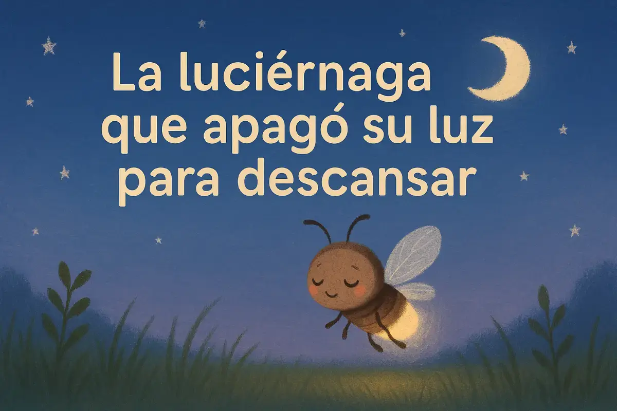 Historias para dormir: La luciérnaga que apagó su luz para descansar