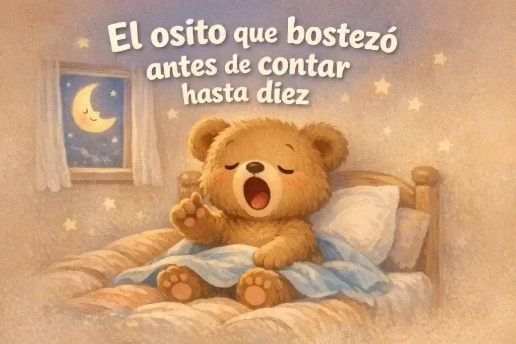 Cuentos rápidos: El osito que bostezó antes de contar hasta diez