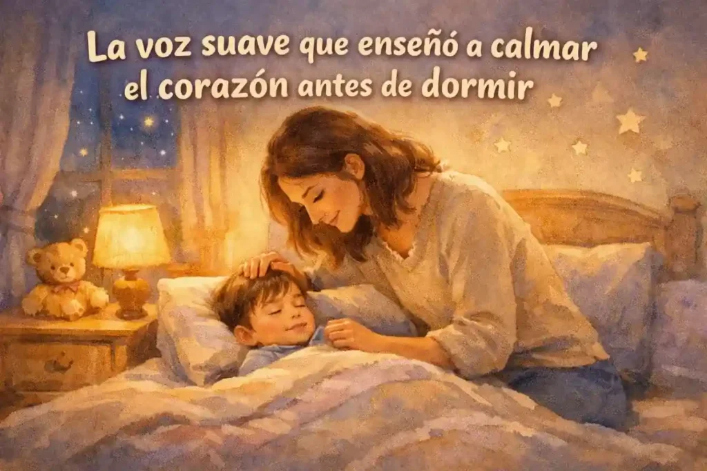 Historias educativas: La voz suave que enseñó a calmar el corazón antes de dormir