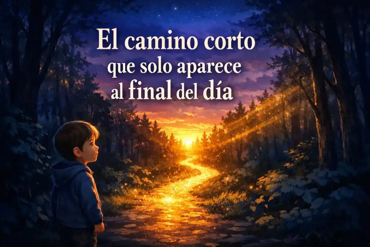 Historias infantiles para dormir: El camino corto que solo aparece al final del día