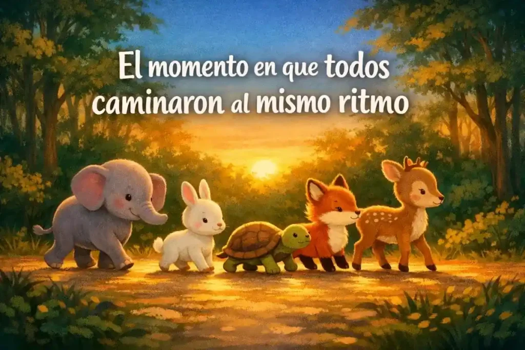 Historias sobre animales: El momento en que todos caminaron al mismo ritmo