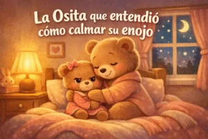 Cuentos infantiles educativos: La Osita que entendió cómo calmar su enojo